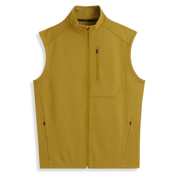 ibex Men's Shak Vest 100% Merino Wool Mid Layer Dried Tabacco XL - Picture 1 of 8